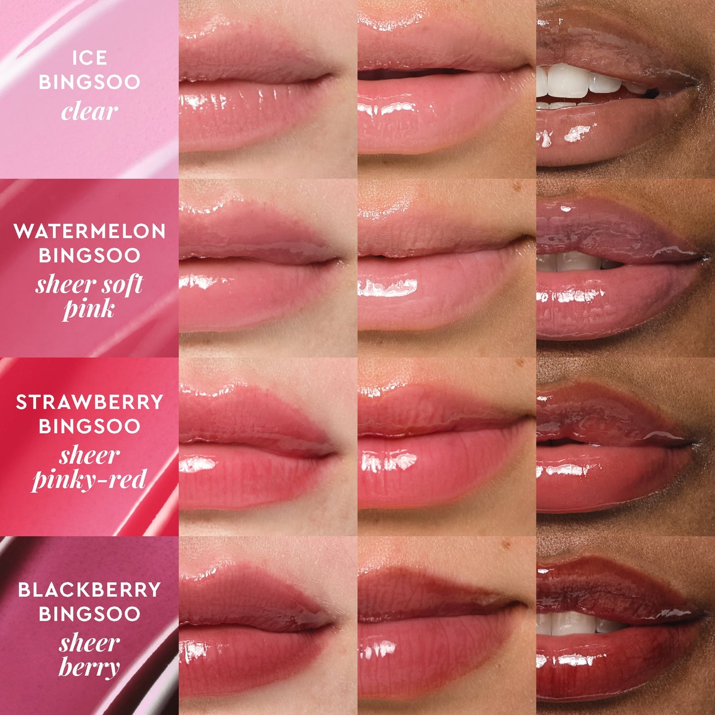 Mini Glass Balm Lip Treatment Collection